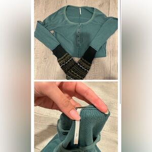 Free people long sleeve shirt